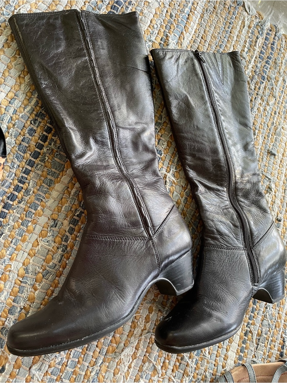 Clark’s Artisan
black leather boots